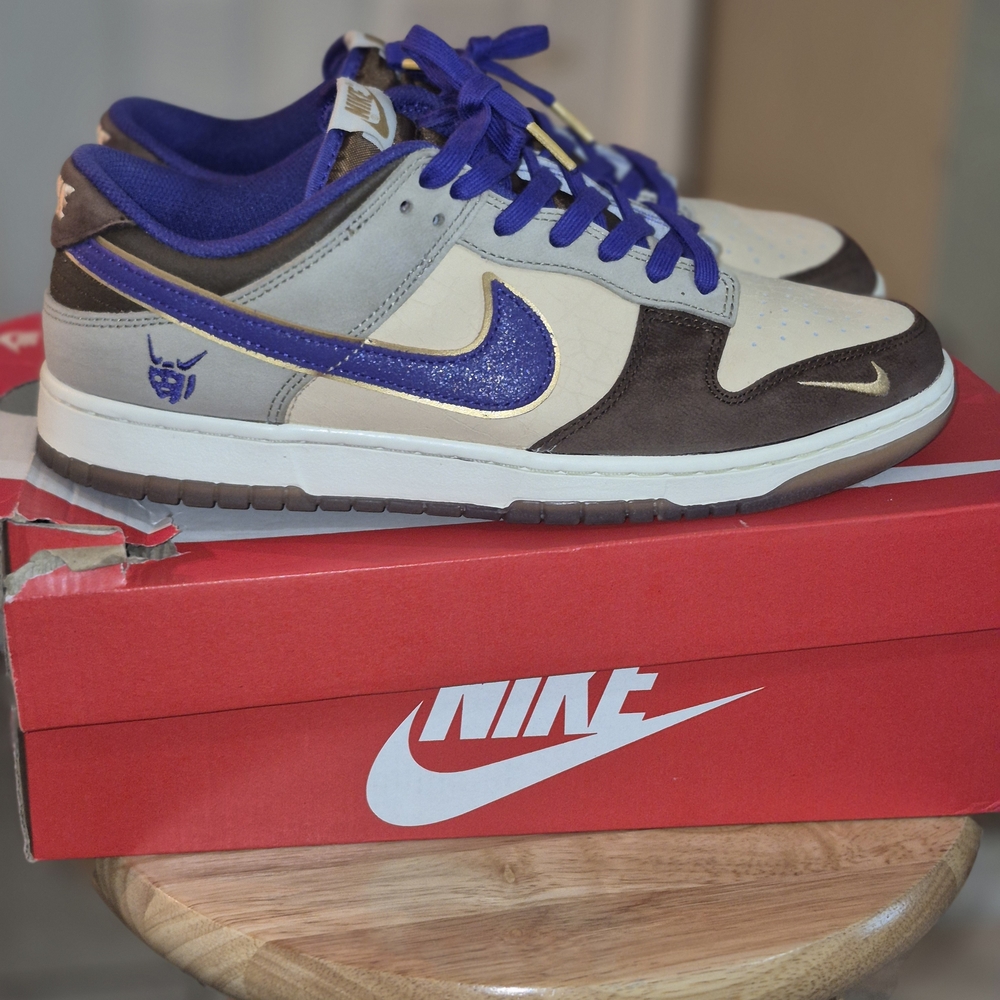 Nike Dunk Low PRM in White and Purple
